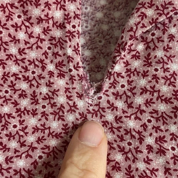 Vintage Little House On The Prairie Costume Outfit Shirt Vest Skirt Floral Girls - Picture 7 of 7